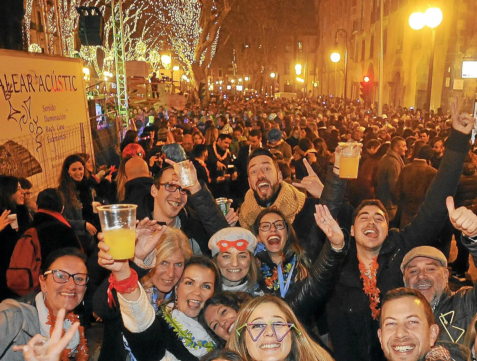 Silvester in Palma Zwei Partys und mehr Sicherheitskräfte