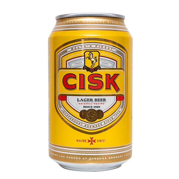 Cisk Lager Beer x 8 cans Malta Products