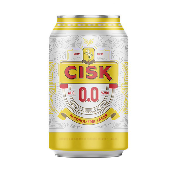 Cisk Alcohol FREE x 6 cans 0.0 vol Malta Products