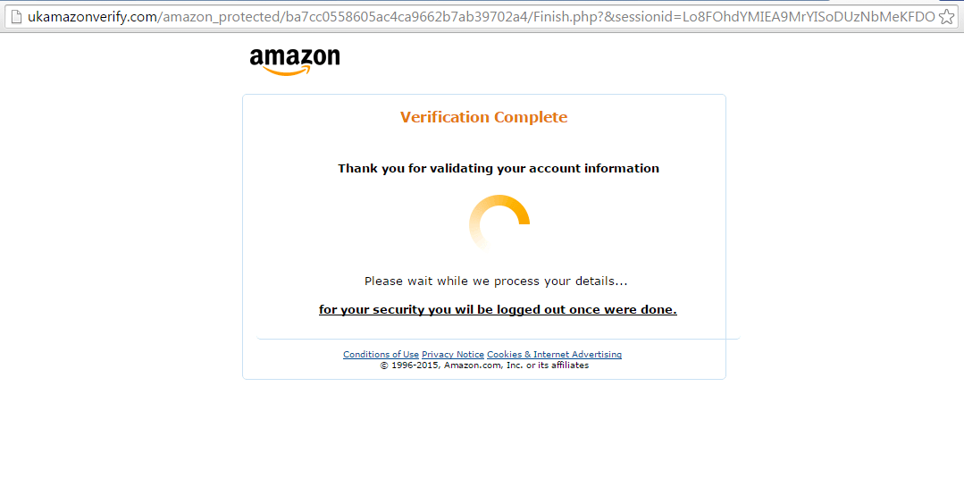 Fake Amazon UK Mail Asks You to Verify Your Account After "Breach