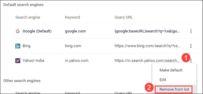 How to remove Yahoo Search from Chrome? - MalwareFox