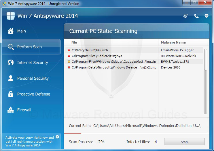 Remove Win 7 Antispyware (rogueware removal guide)