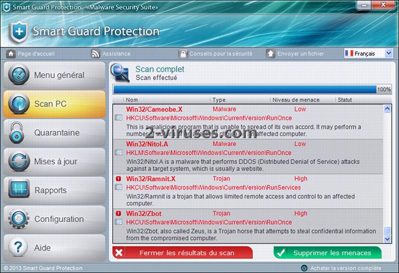 Smart Guard Protection eliminarlo? Malwarerid
