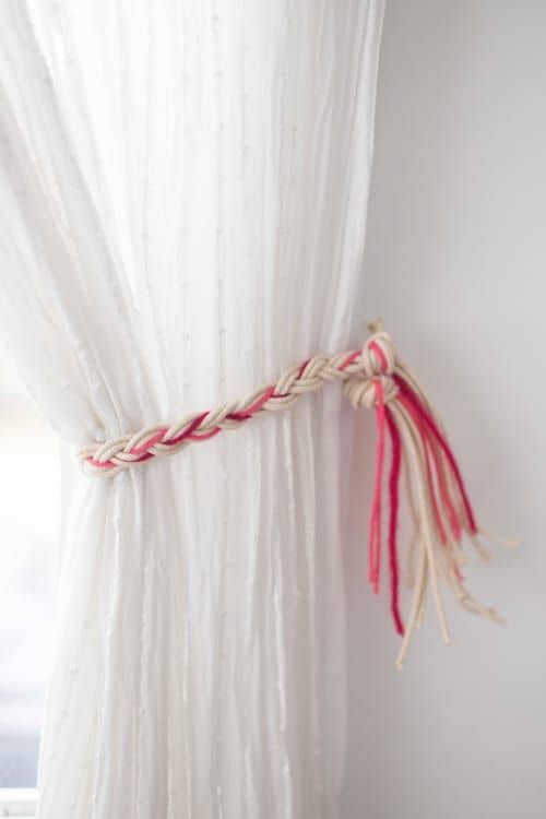 18 DIY Curtain Tie Back Ideas + How to Make Them Mama and More