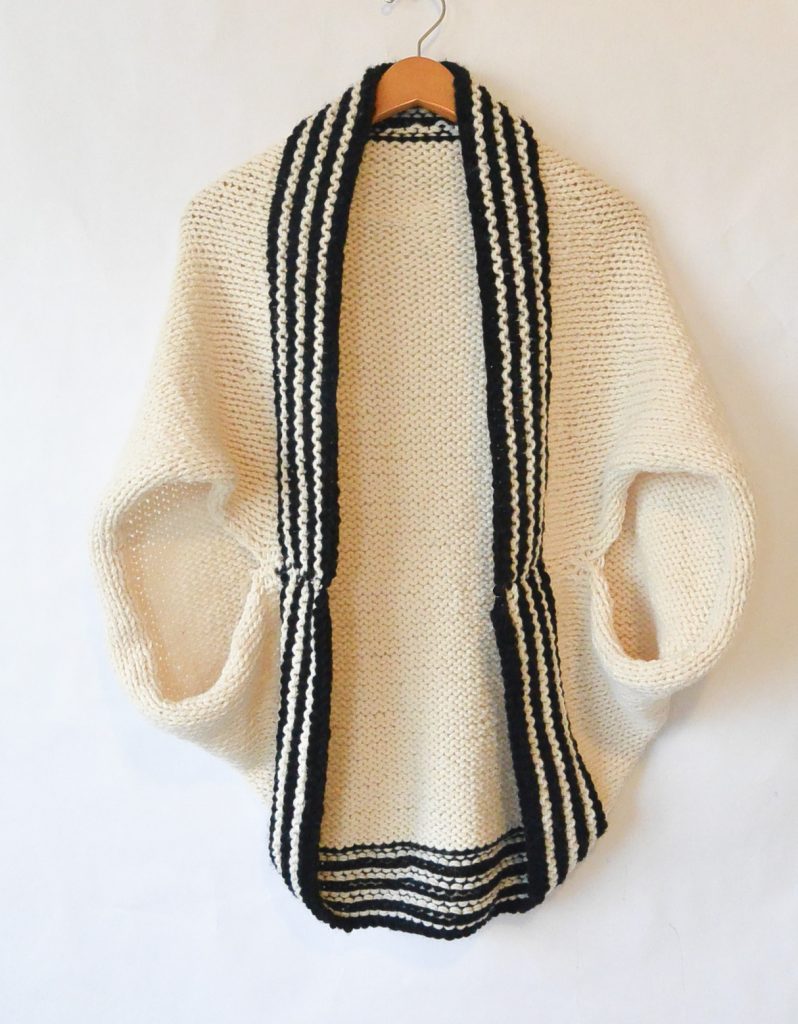 Classic Stripe Easy Knit Sweater (Blanket Sweater) Mama In A Stitch