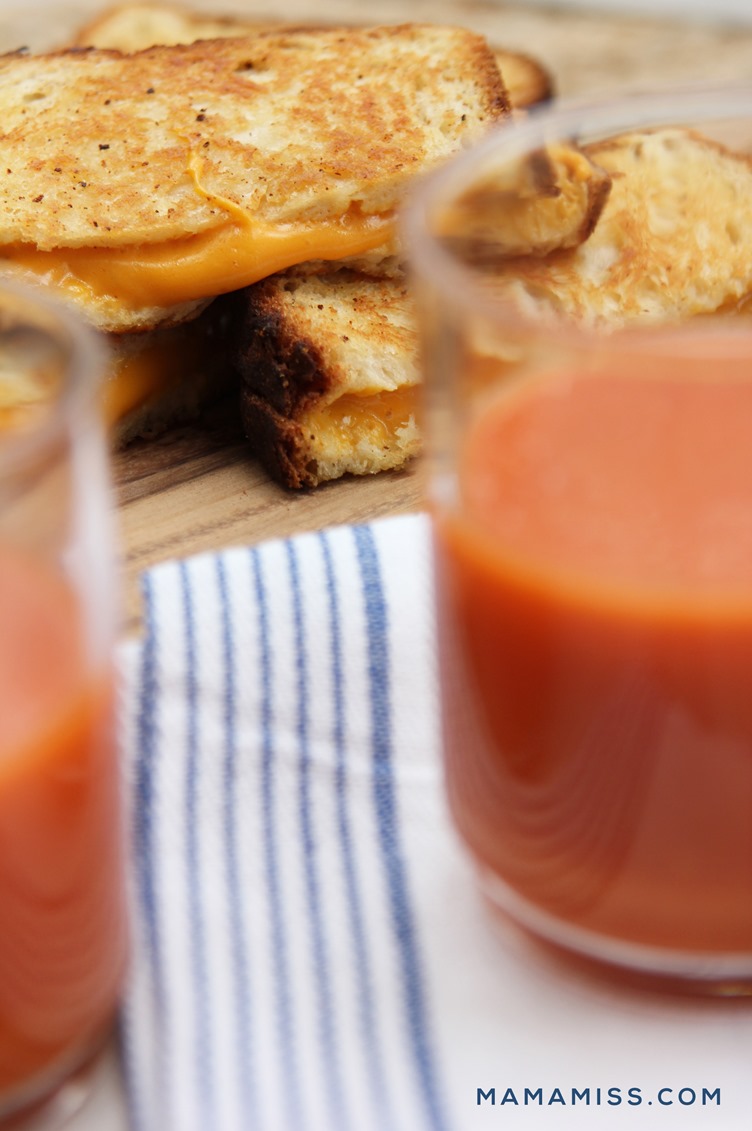 Vegan Tomato Soup and Grilled Cheese
