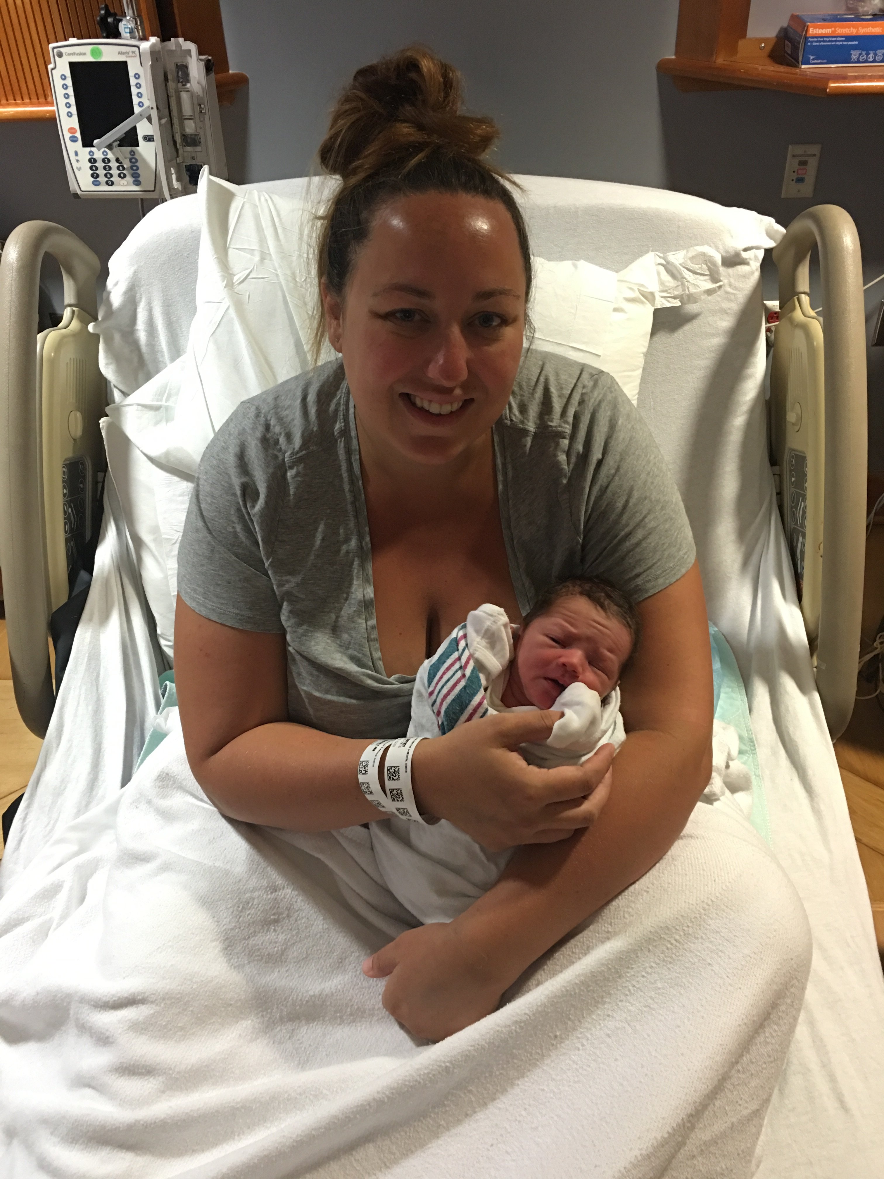 Taking a Bradley Method Class With Her Husband Helped Kimberly During