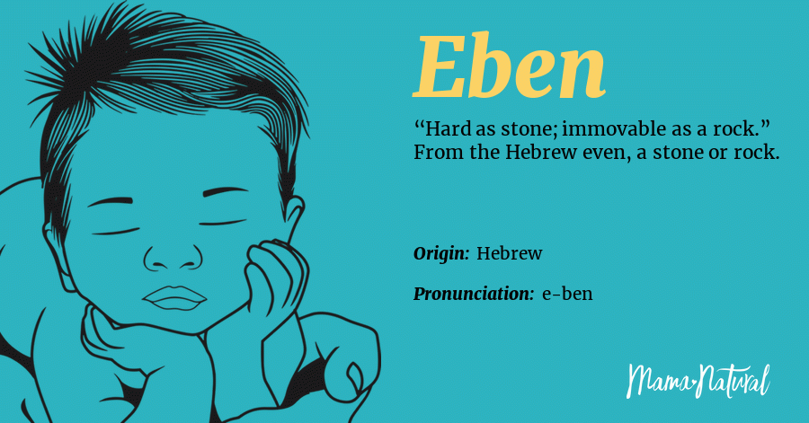 Eben Name Meaning, Origin, Popularity, Boy Names Like Eben Mama Natural