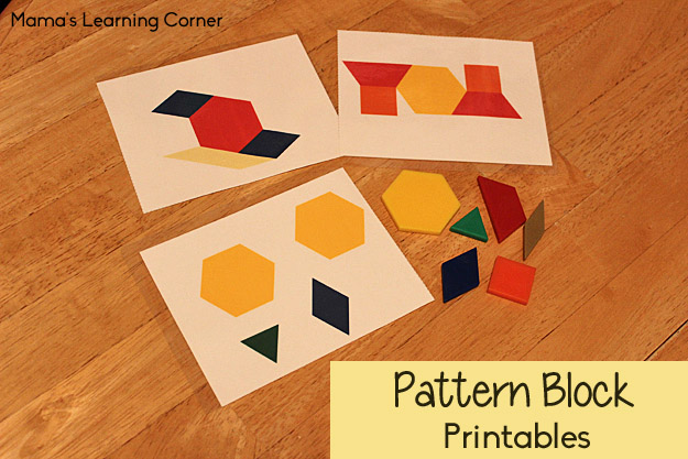 Free Pattern Block Printables - Mamas Learning Corner