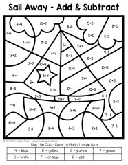 Math Color By Numbers