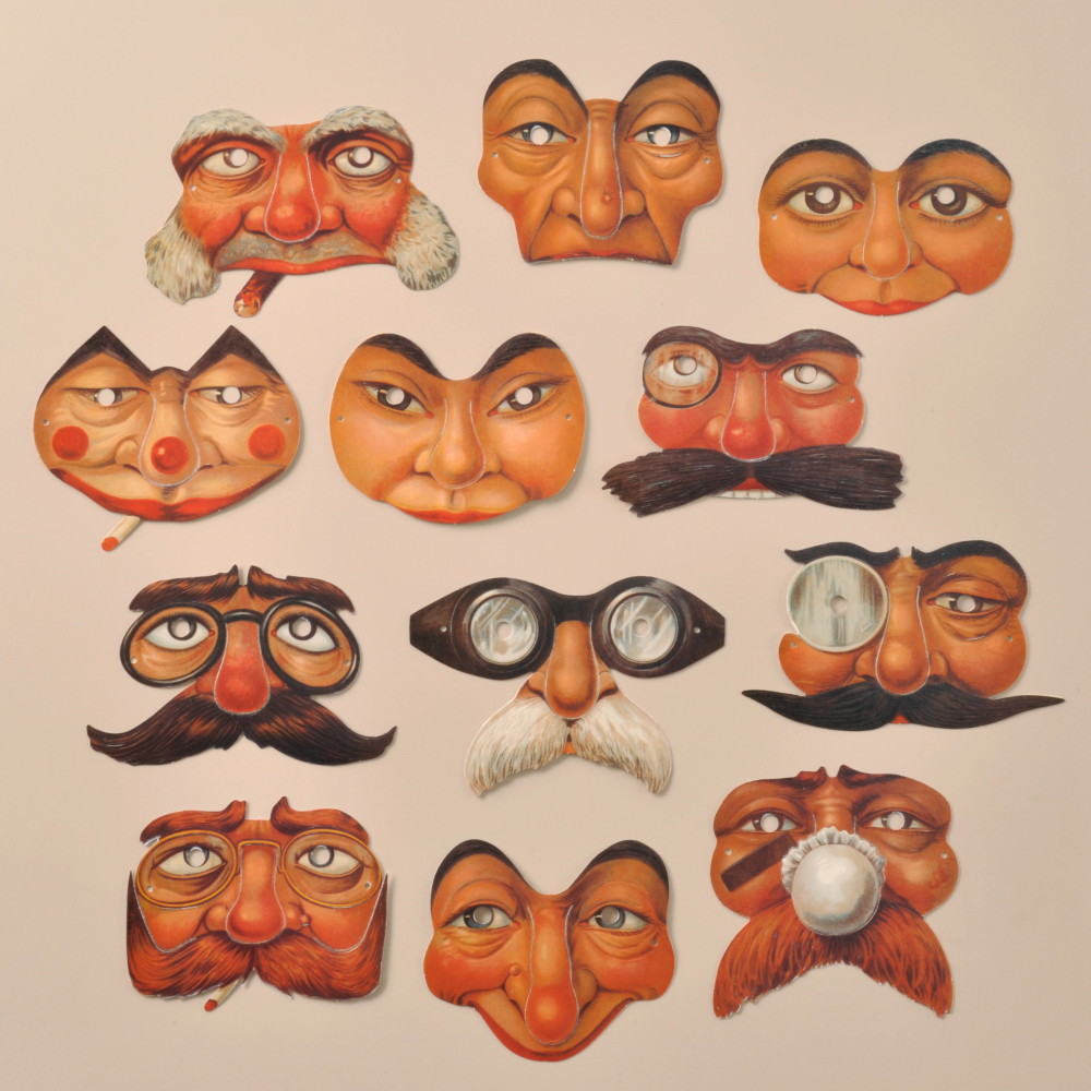 R440 Edwardian Reproduction Mini Party Masks Mamelok