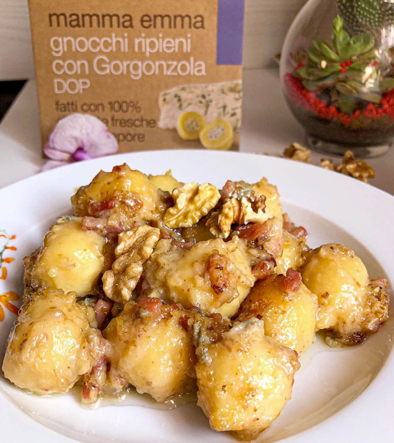 Gnocchi Gorgonzola E Noci E Speck