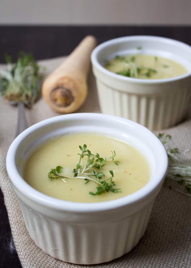 Pastinakensuppe (vegan) extrem lecker und einfach
