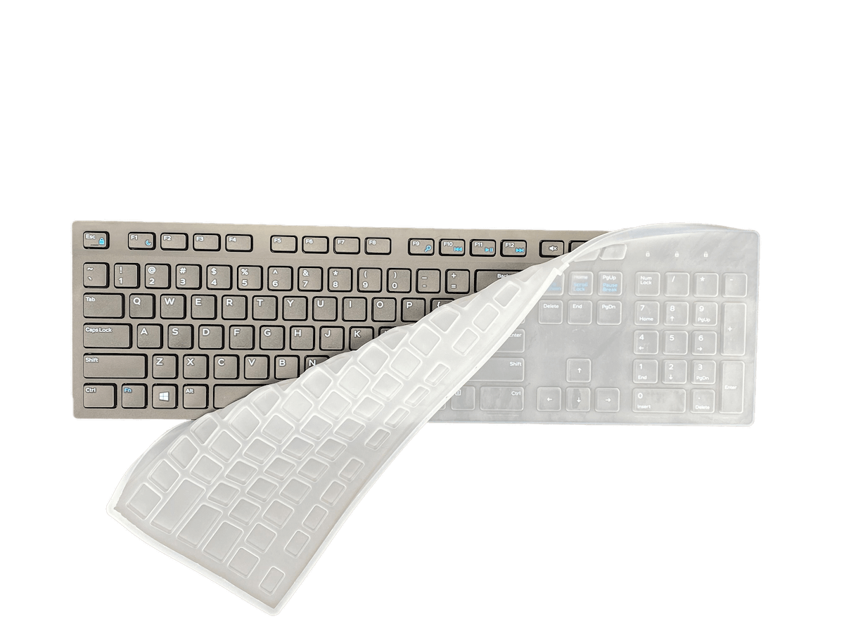 Dell Cool Fitted Drape | Man & Machine™ Washable Keyboards, Mice