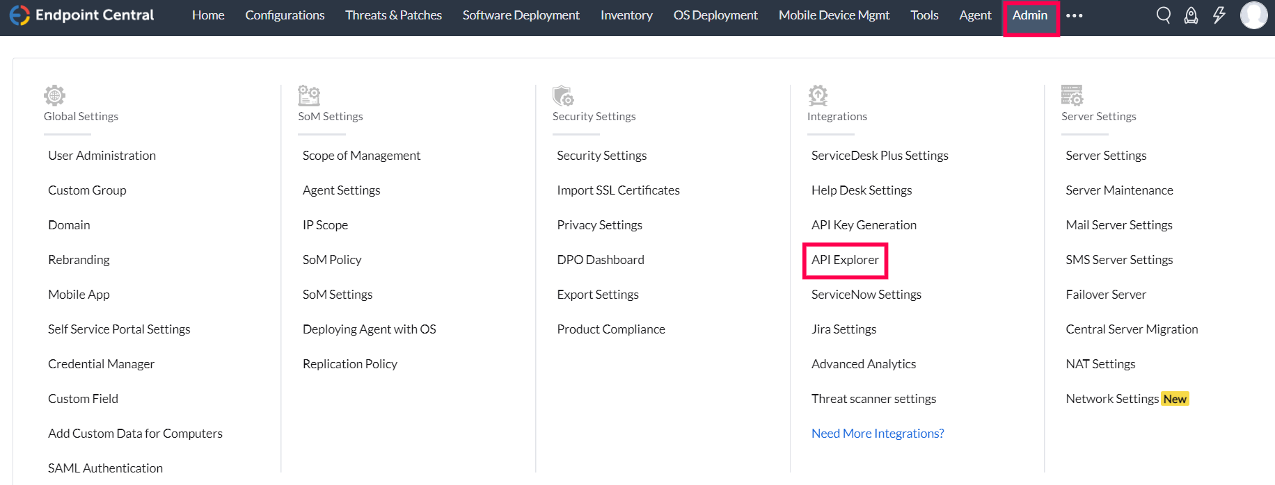 How to integrate Endpoint Central with ManageEngine Analytics Plus