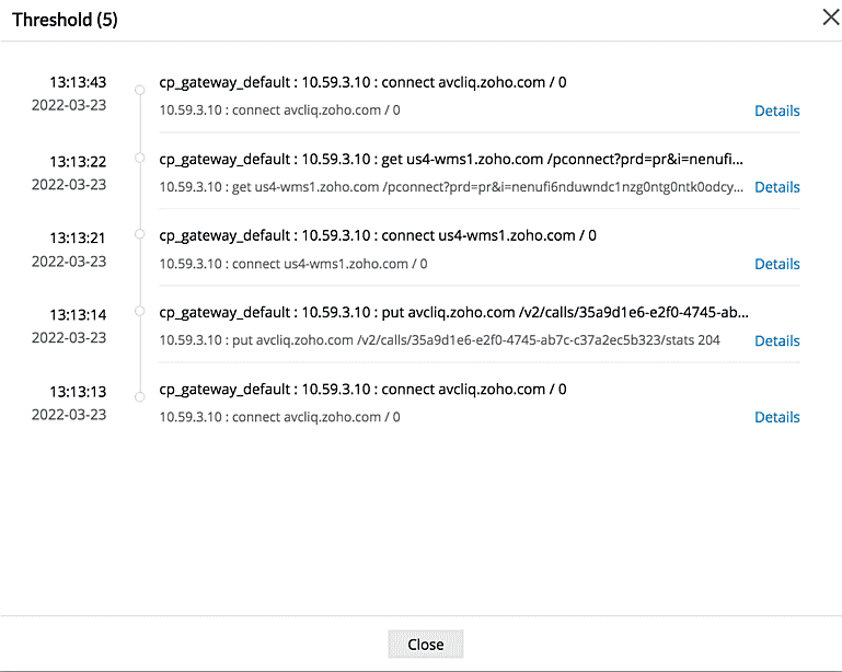 View Log Alerts Log360 Cloud