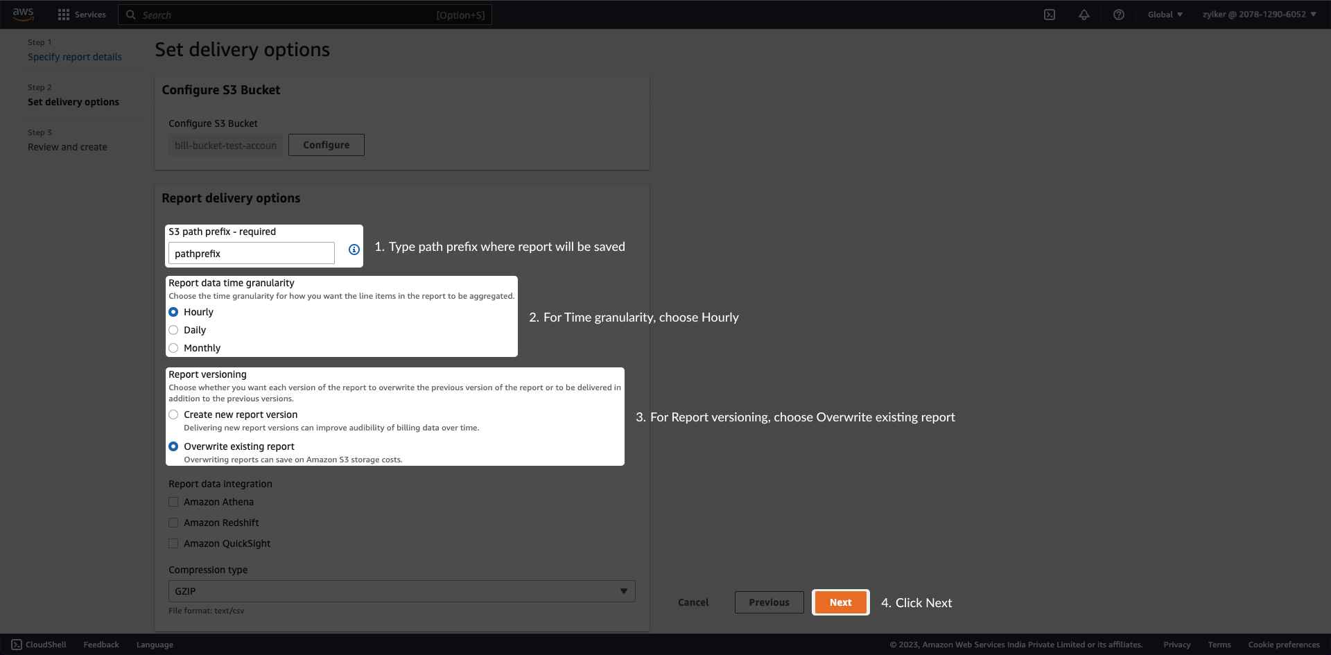 Manage your AWS cost