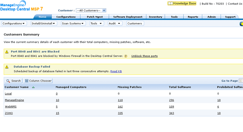ManageEngine - MSP Solutions | MSP Software Integration