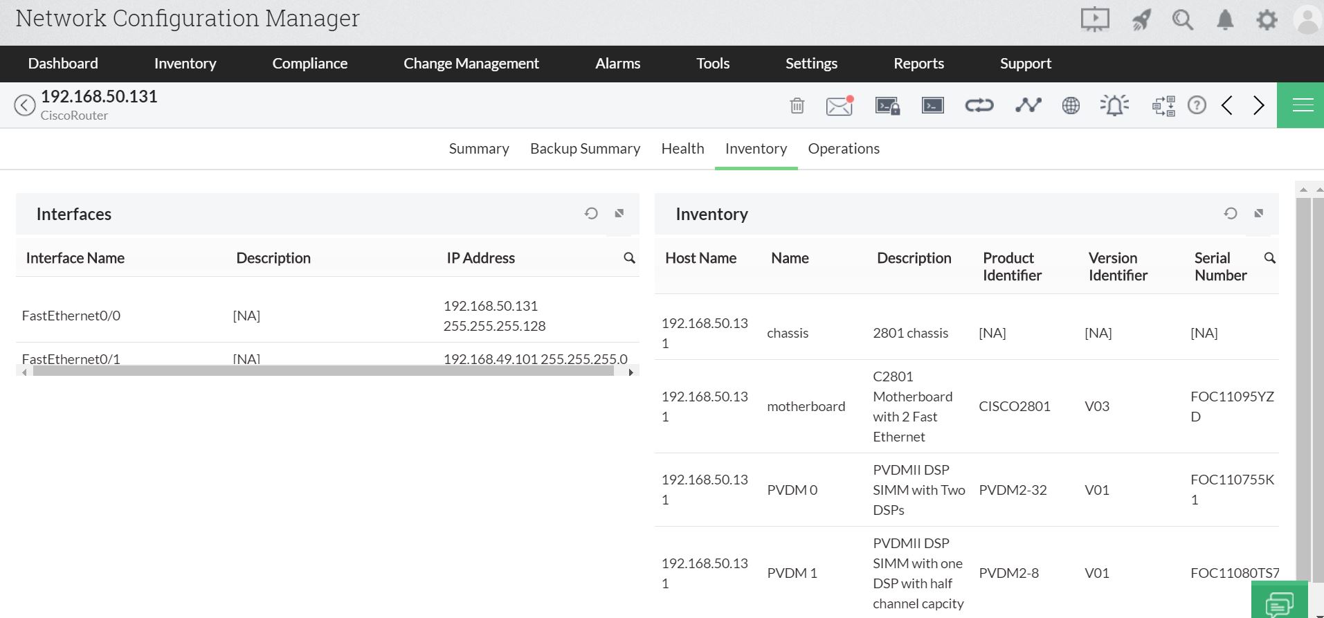 Hardware Inventory v12 Network Configuration Manager Help