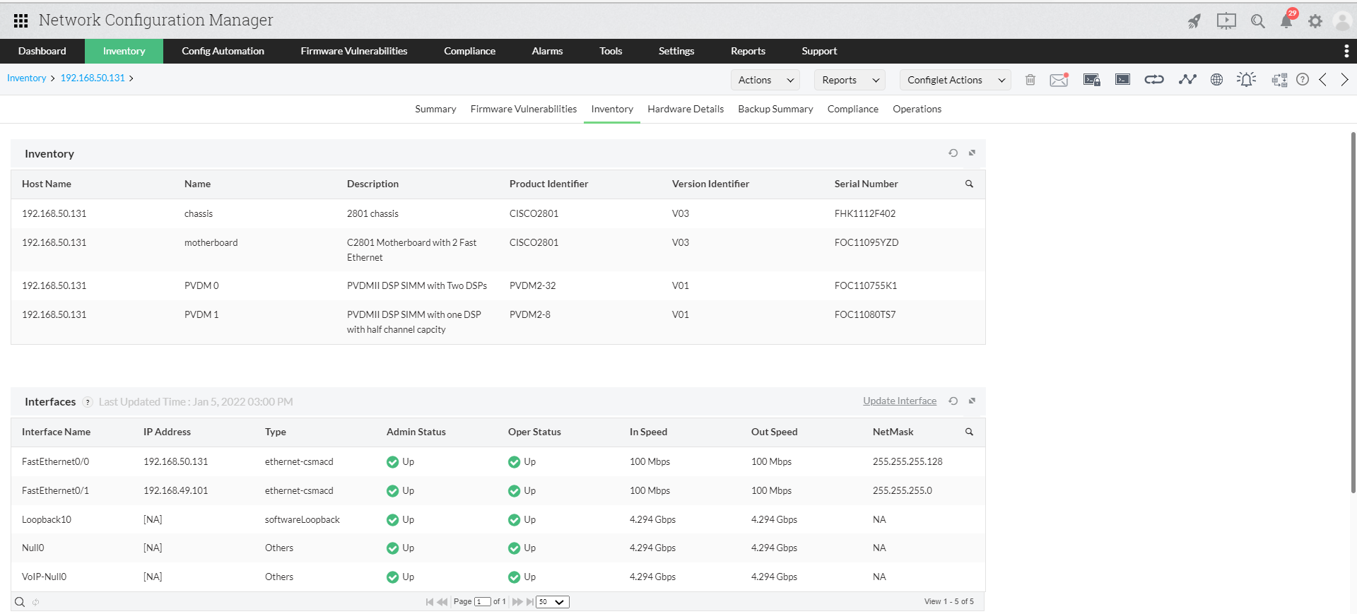 Hardware Inventory v12 Network Configuration Manager Help