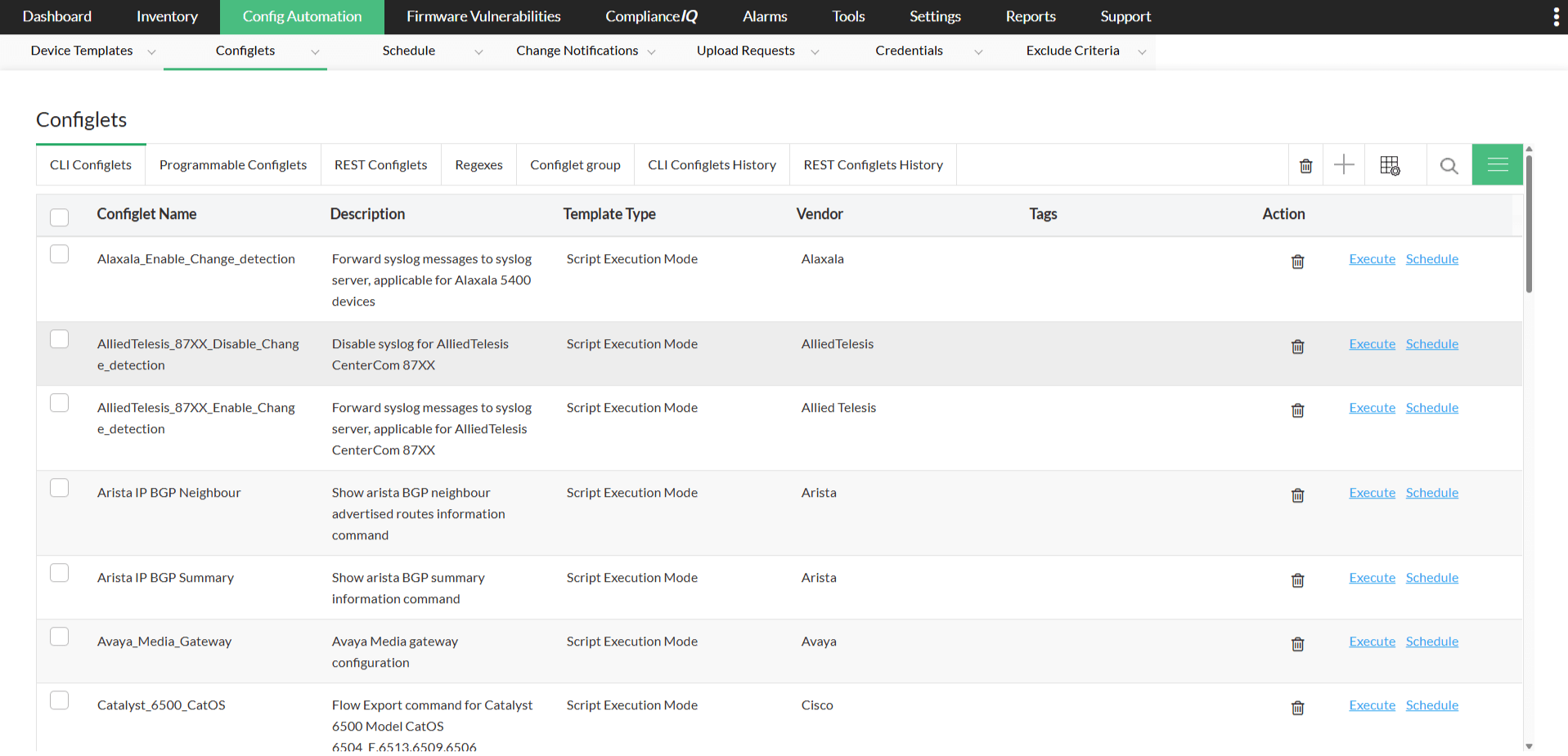 Configure Brocade Switches Brocade Switch Management ManageEngine