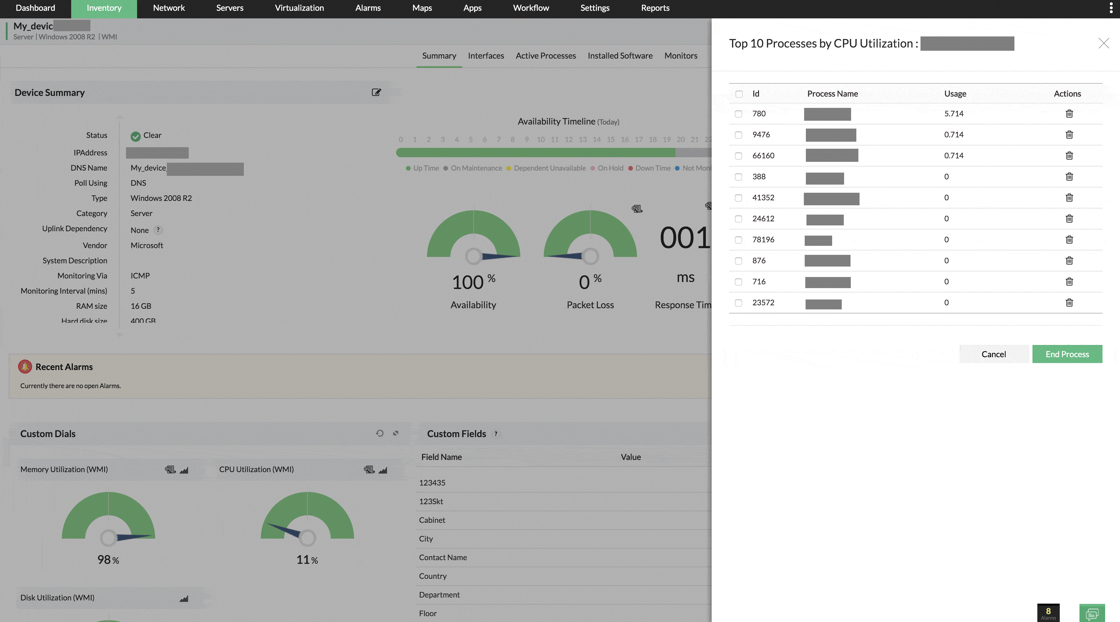 Server Monitoring Tool Monitor Server Performance ManageEngine OpManager