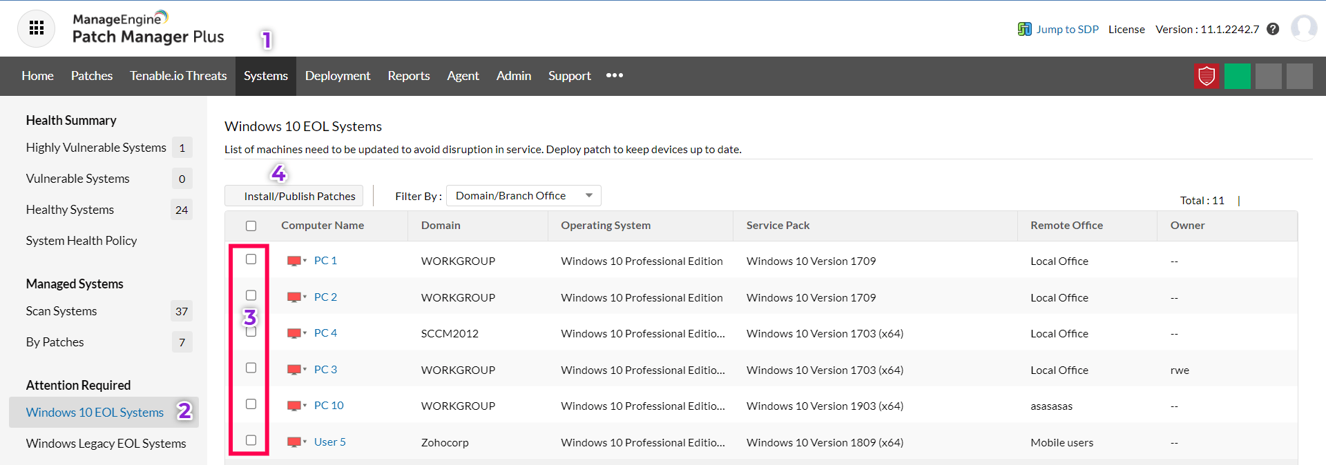 How to Upgrade Windows 10 EOL versions? ManageEngine Patch Manager Plus