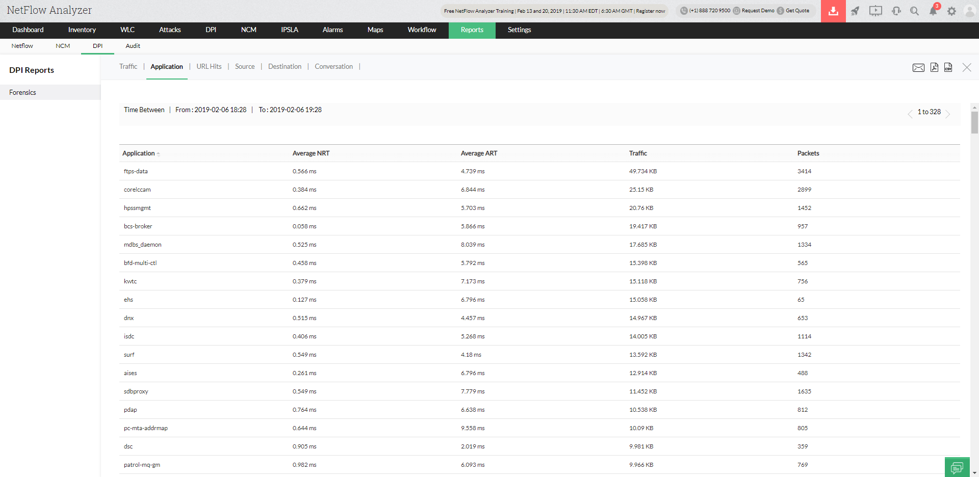DPI Forensics NetFlow Analyzer Help Documentation
