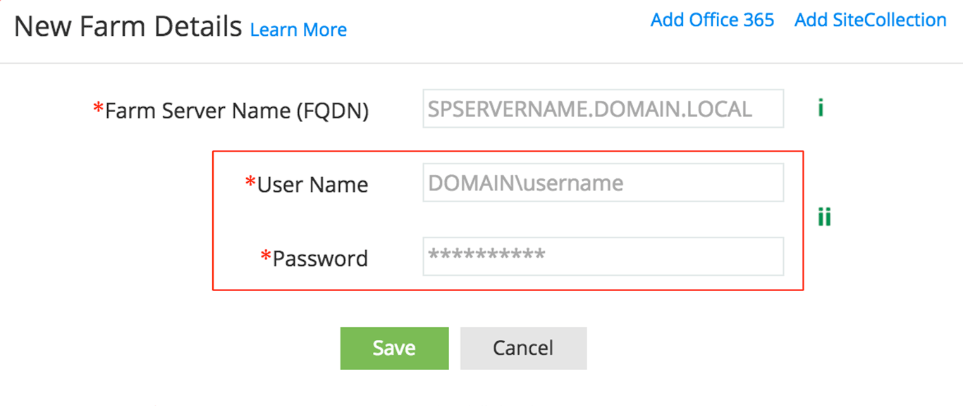 Manage and Configure Farm servers