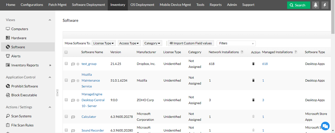 Desktop Inventory Management Software / Inventory