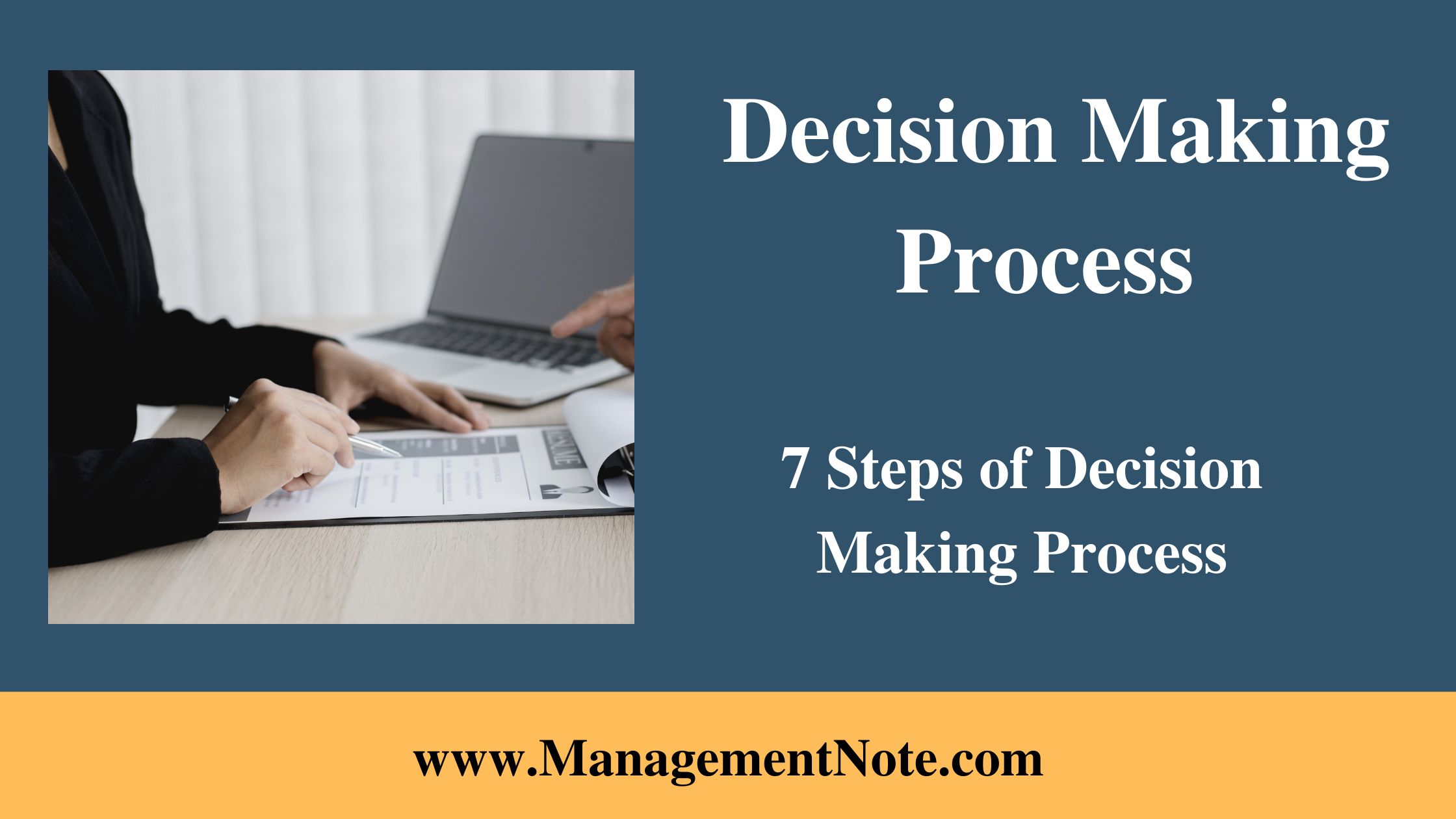 Decision Making Process Meaning of Decision Making Organizational