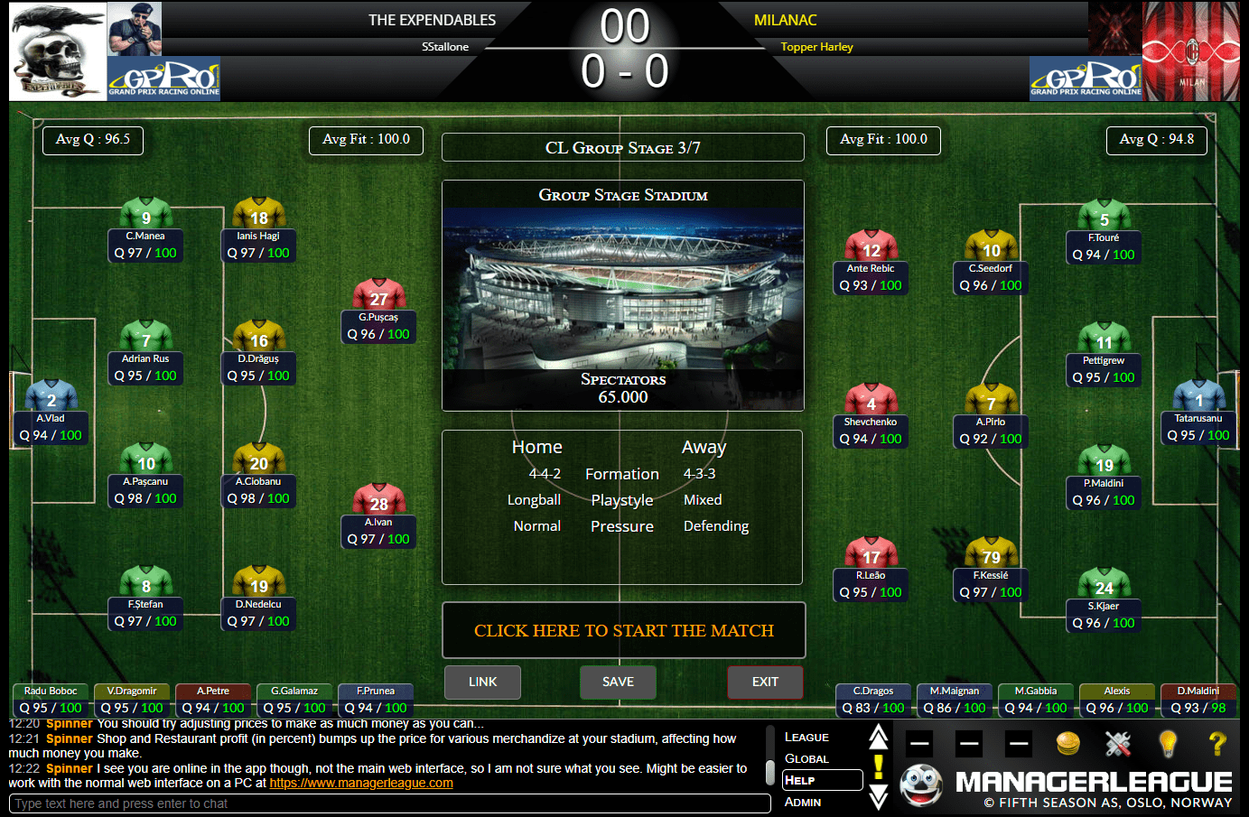 ManagerLeague Online Football Manager