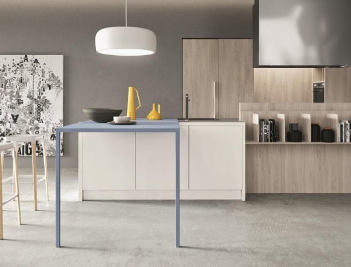 COPAT LIFE CUCINA MODERNA MOD. 2.1 NATURA/NEVE Cuneo Manassero Mobili