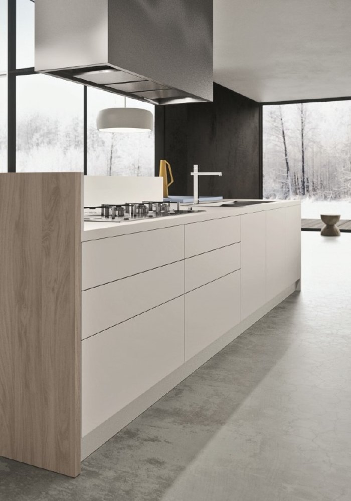 COPAT LIFE CUCINA MODERNA MOD. 2.1 NATURA/NEVE Cuneo Manassero Mobili