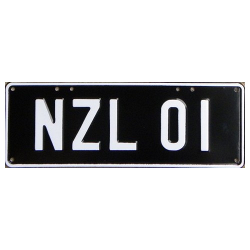 Novelty Number Plate Nzl01 MANBASE