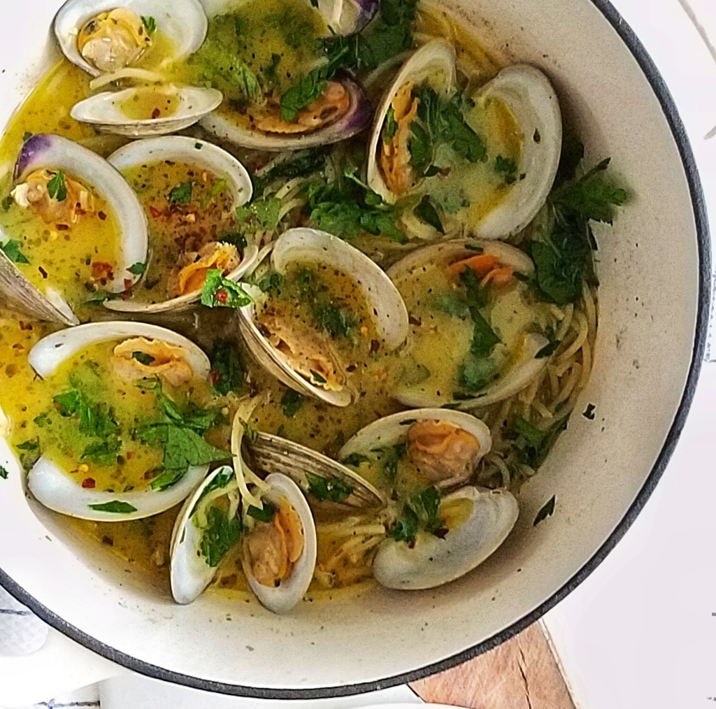How to make a saucy clam pasta perfect for weeknights Mandy Olive