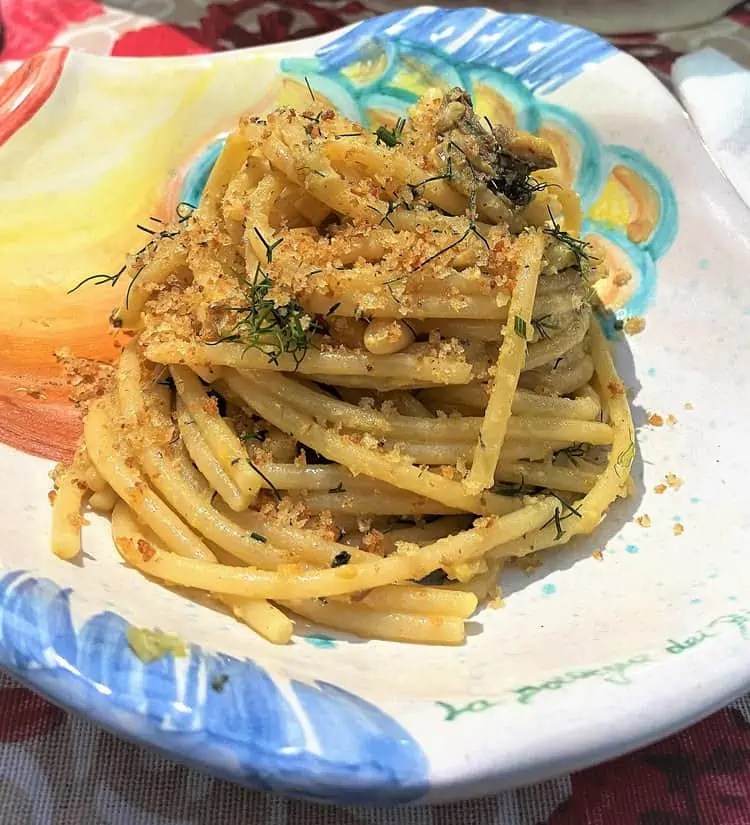Sicilian Pasta with Sardines (pasta con le sarde) Mangia Bedda