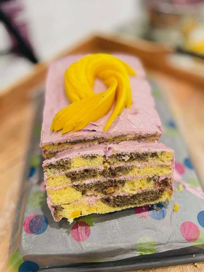 Mango Ube Cake