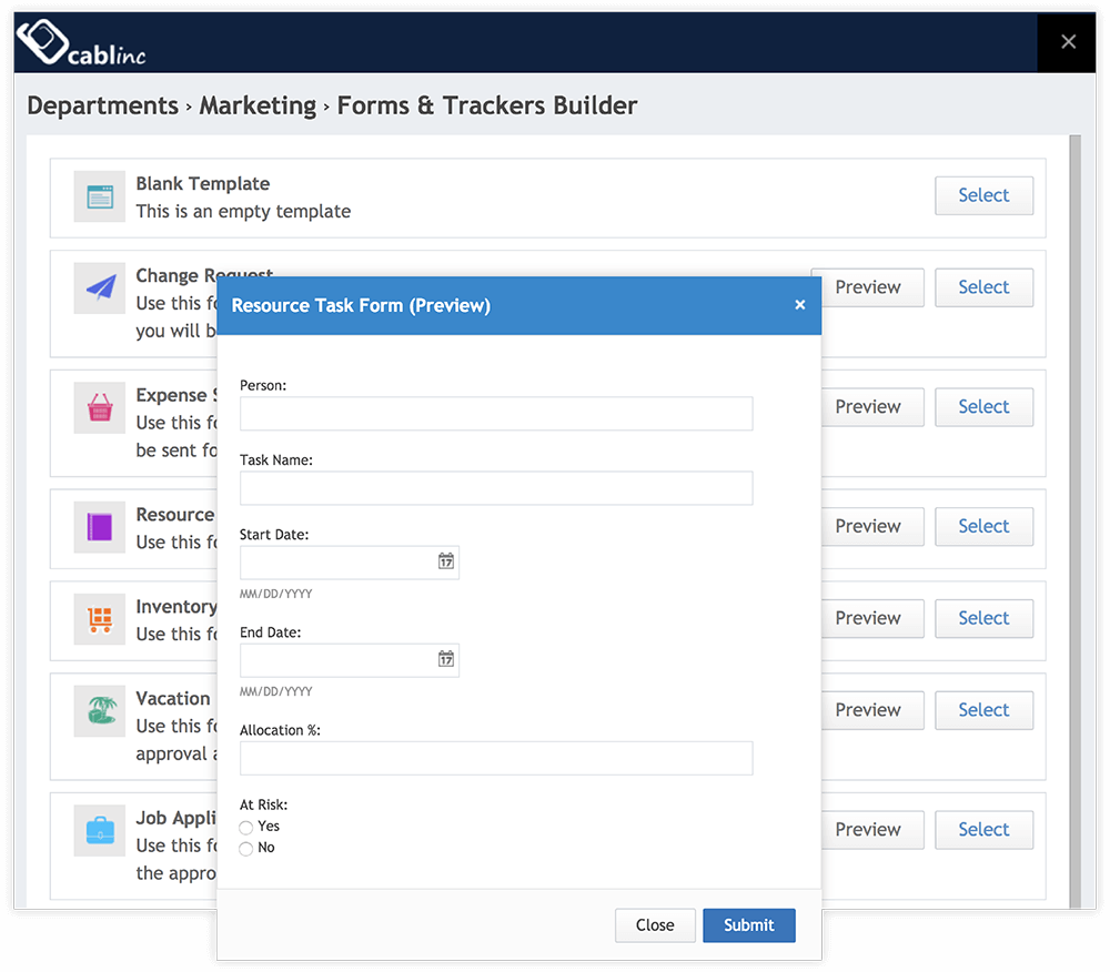 Online Forms, Webbased Forms MangoApps
