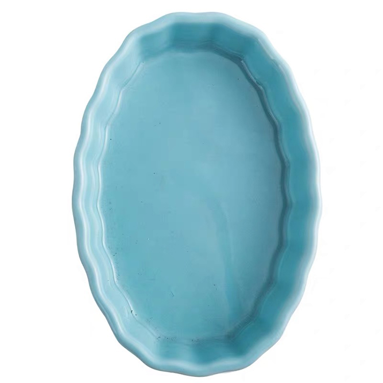 Ceramic Ramekins Oval Shape for Creme Brulee