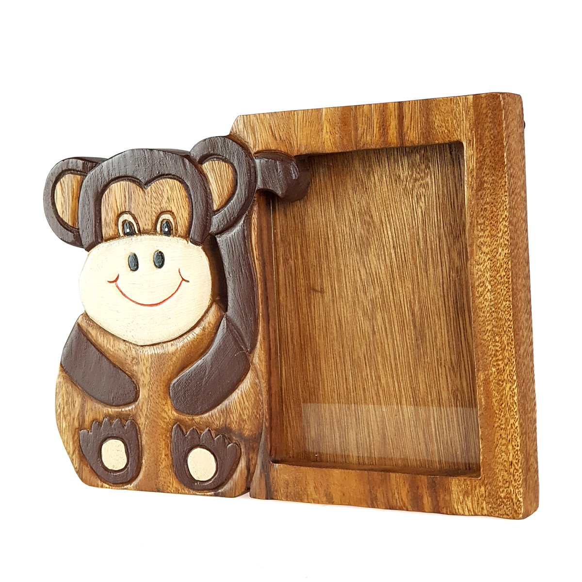 Wooden Photo Frame 6x4 Monkey