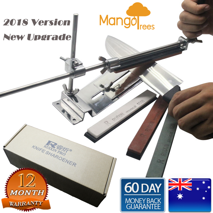 Full Steel Body Fix Angle Sharpening System Knife Sharpener Set with 4