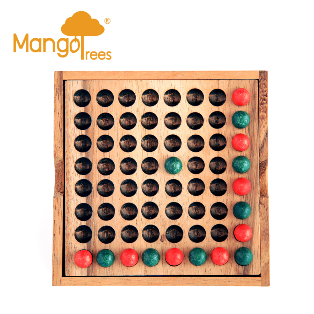 3D logic Wooden brain teaser puzzleshead to head game