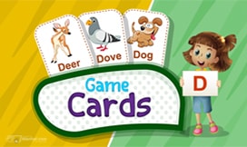 Game cards- Letter D words | English Games | Interactive Games | Exercises
