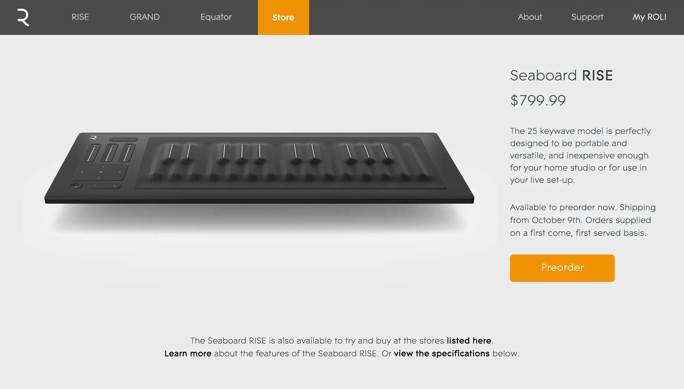 ROLI Seaboard RISE