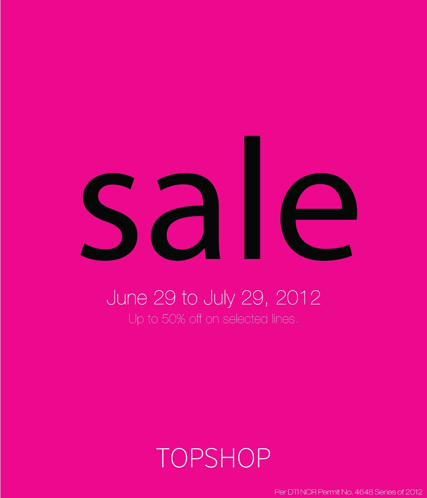 & Topman End of Season Sale June July 2012 Manila On Sale