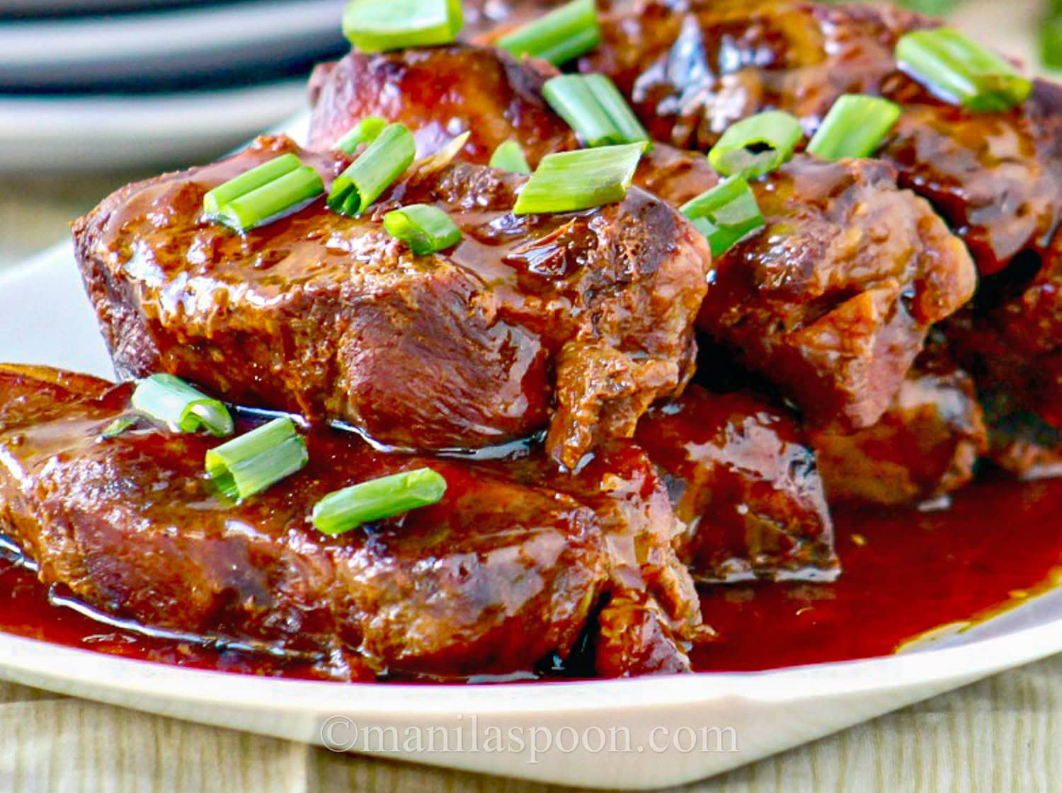 Slow Cooker Asian Barbecue Ribs Manila Spoon
