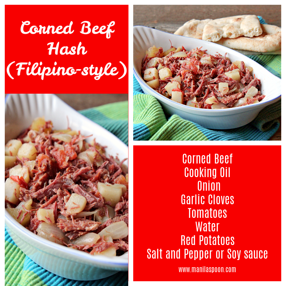 Corned Beef Hash (Filipino Style) Manila Spoon