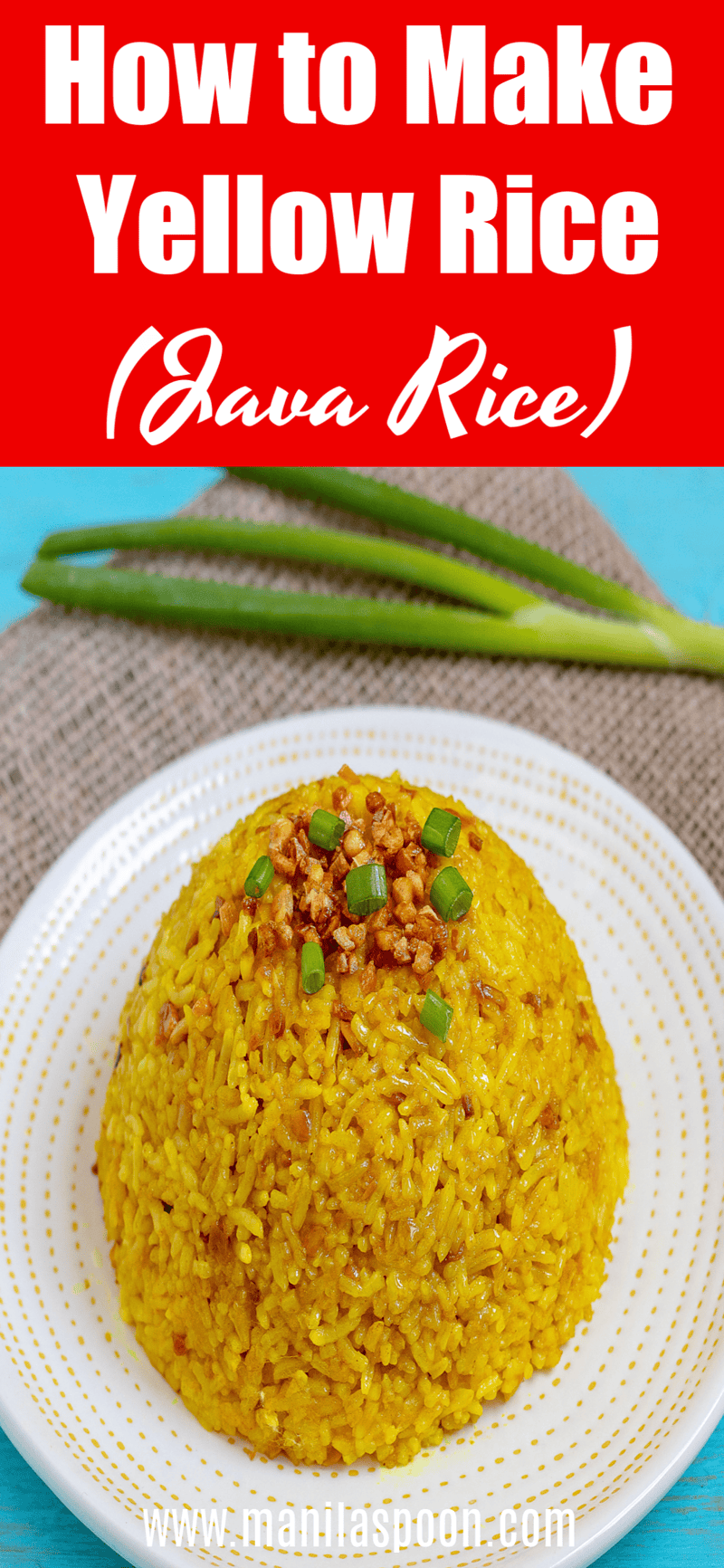 How to Make Yellow Fried Rice (Java Rice) Manila Spoon