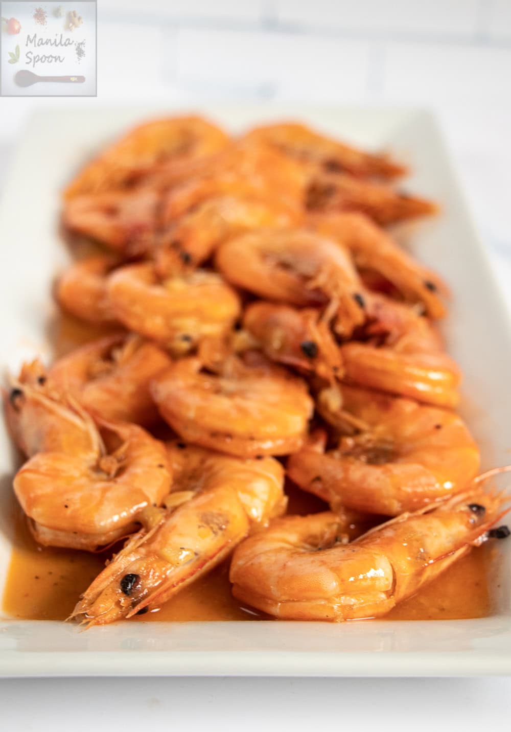 How to Make Garlic Butter Shrimp with Sprite Manila Spoon